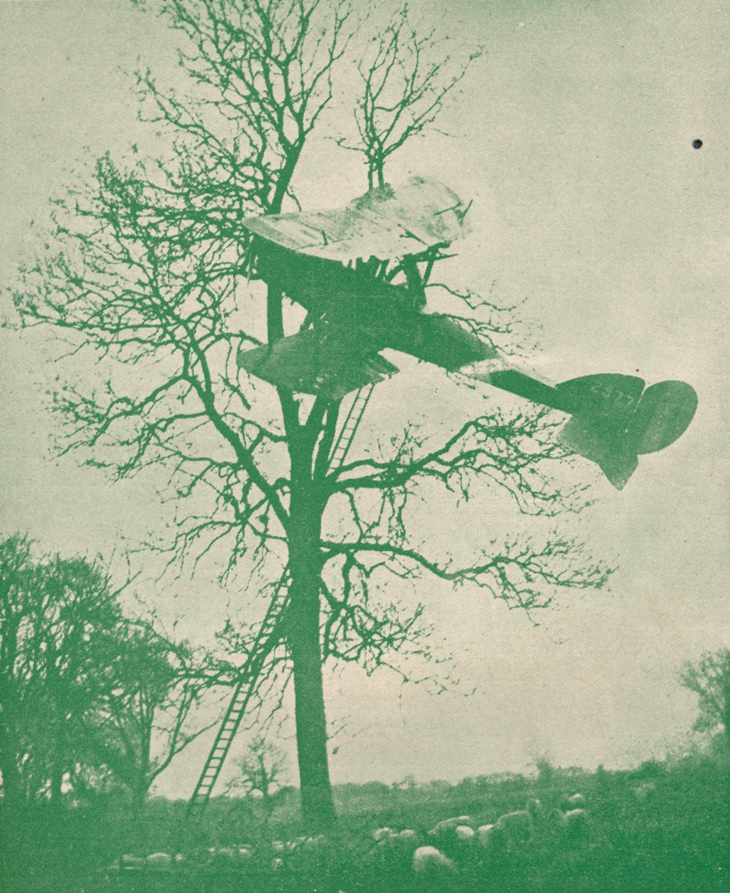 Risikoen ved nattflyging, c1918 1919 av Unbekannt