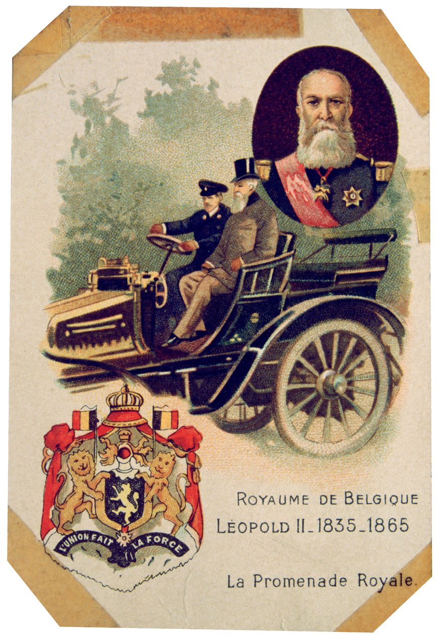 Kongedriften til Leopold II, belgiernes konge, ca 1900-tallet av Unbekannt