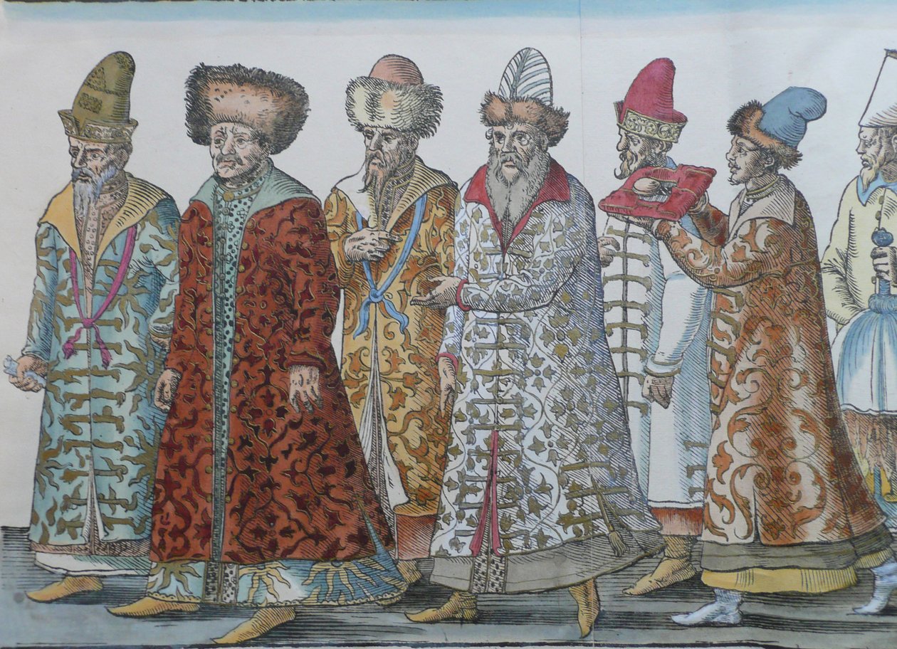 Herskerne i Moskva. Storhertug Ivan III, Vasili III Ivanovich, Ivan IV den grusomme og deres Amba av Unbekannt