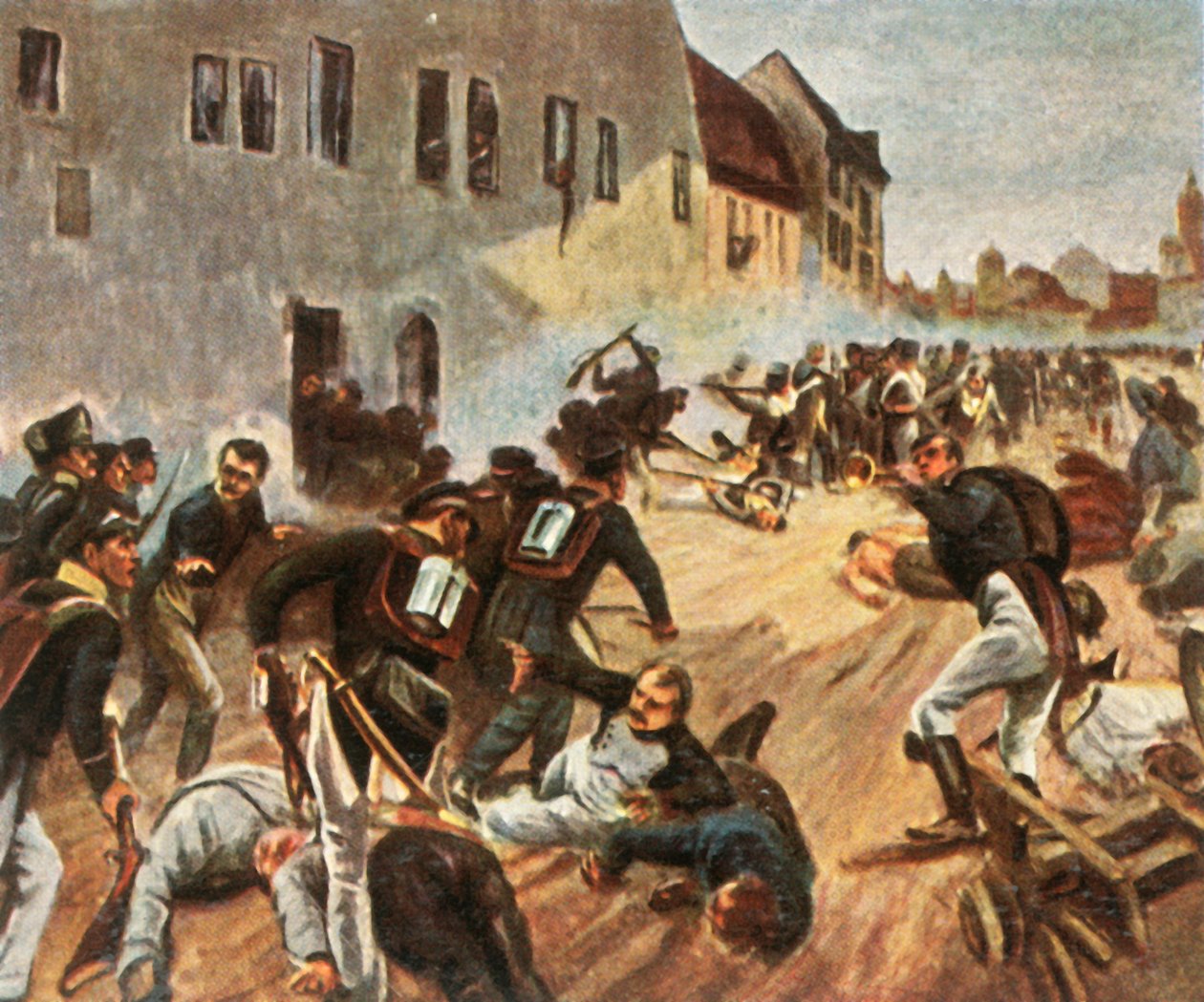 Stormingen av Grimma-porten, 19. oktober 1813, 1936. av Unbekannt