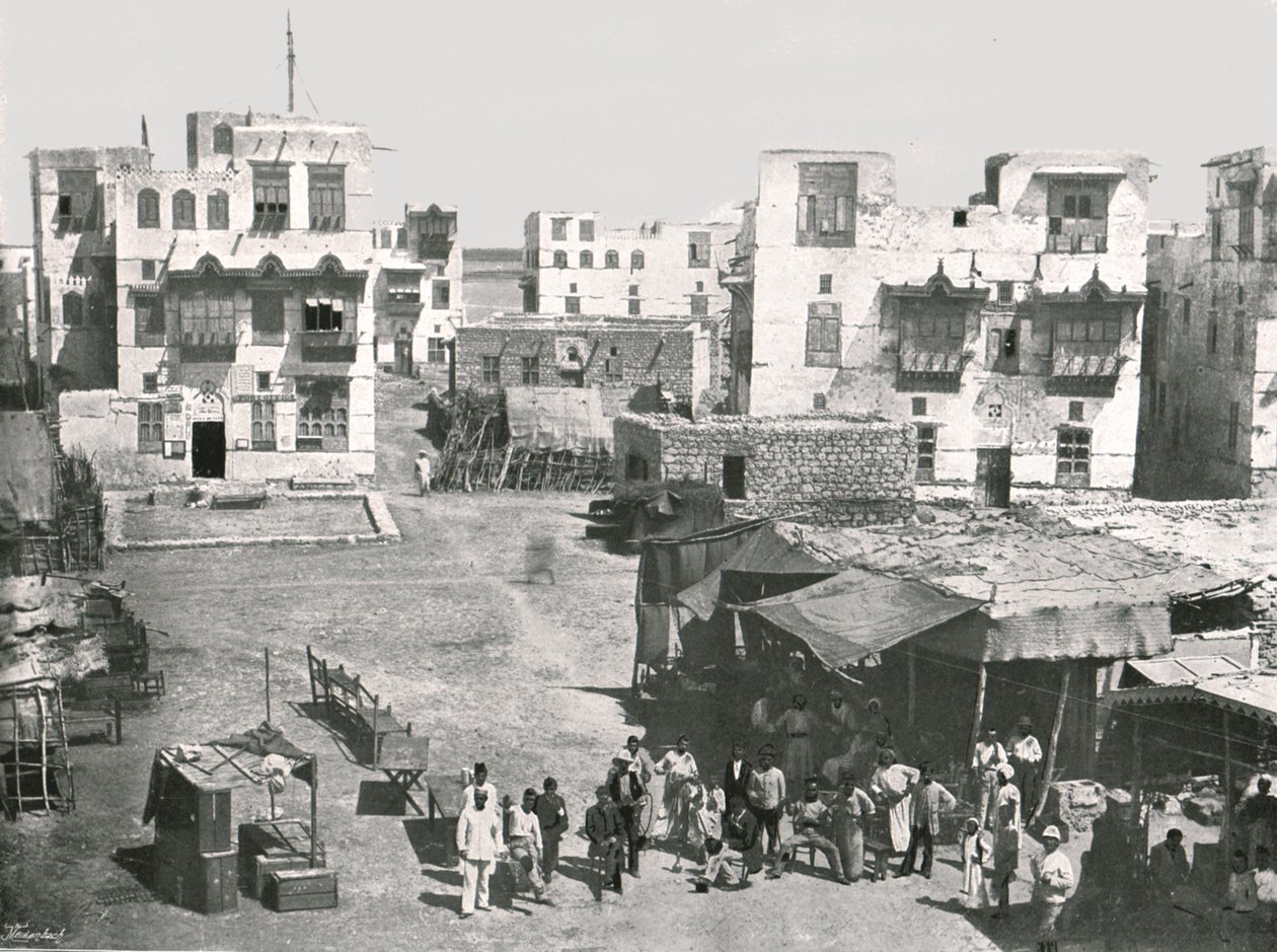 Gaten til postkontoret, Suakin, Sudan, 1895. av Unbekannt