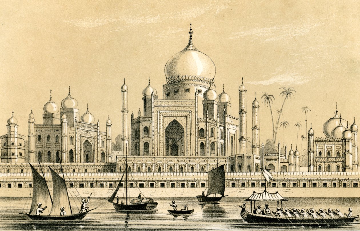 Graven til favorittsultanen av Akbar Khan i Agra, 1847 av Unbekannt
