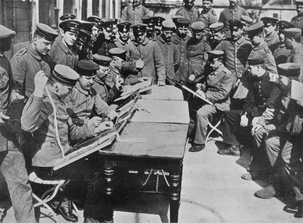 Behandlingen av tyske sårede, 1915 av Unbekannt