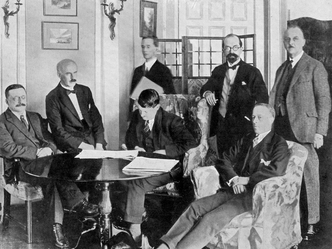 Traktatmakerne, 6. desember 1921 av Unbekannt