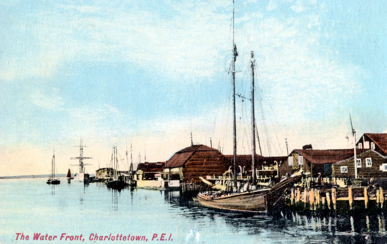 Vannkanten, Charlottetown, Prince Edward Island, Canada, ca 1900-tallet av Unbekannt