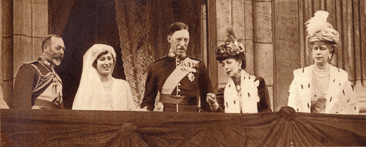Bryllupet til prinsesse Mary og viscount Lascelles, 28. februar 1922 1935. av Unbekannt