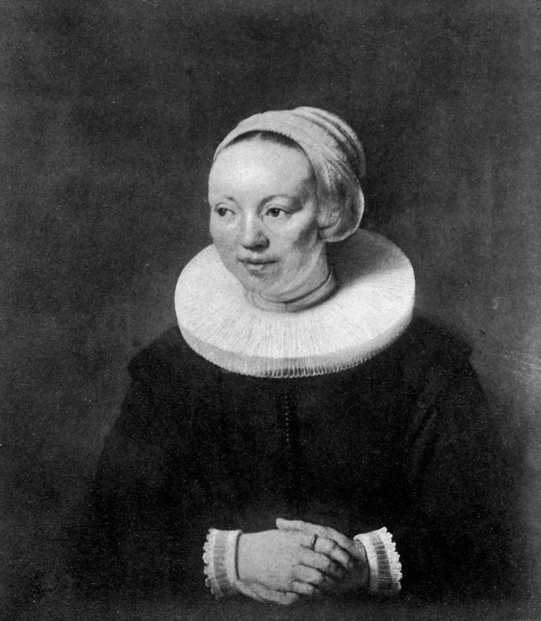 Kona til Nicolas Berghem, 1647, 1901 av Unbekannt