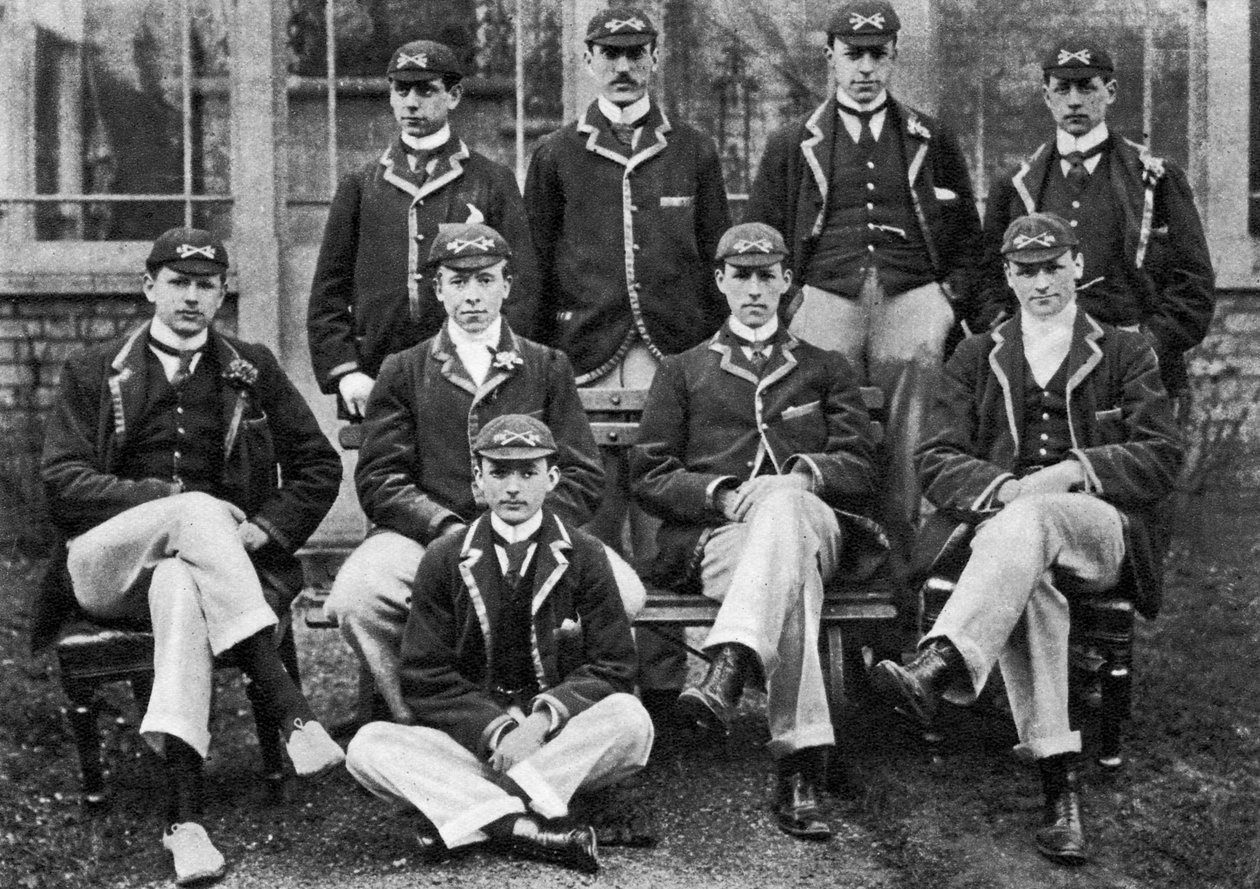 Det vinnende Oxford-båtkappløpsmannskapet, 1896 1937 av Unbekannt