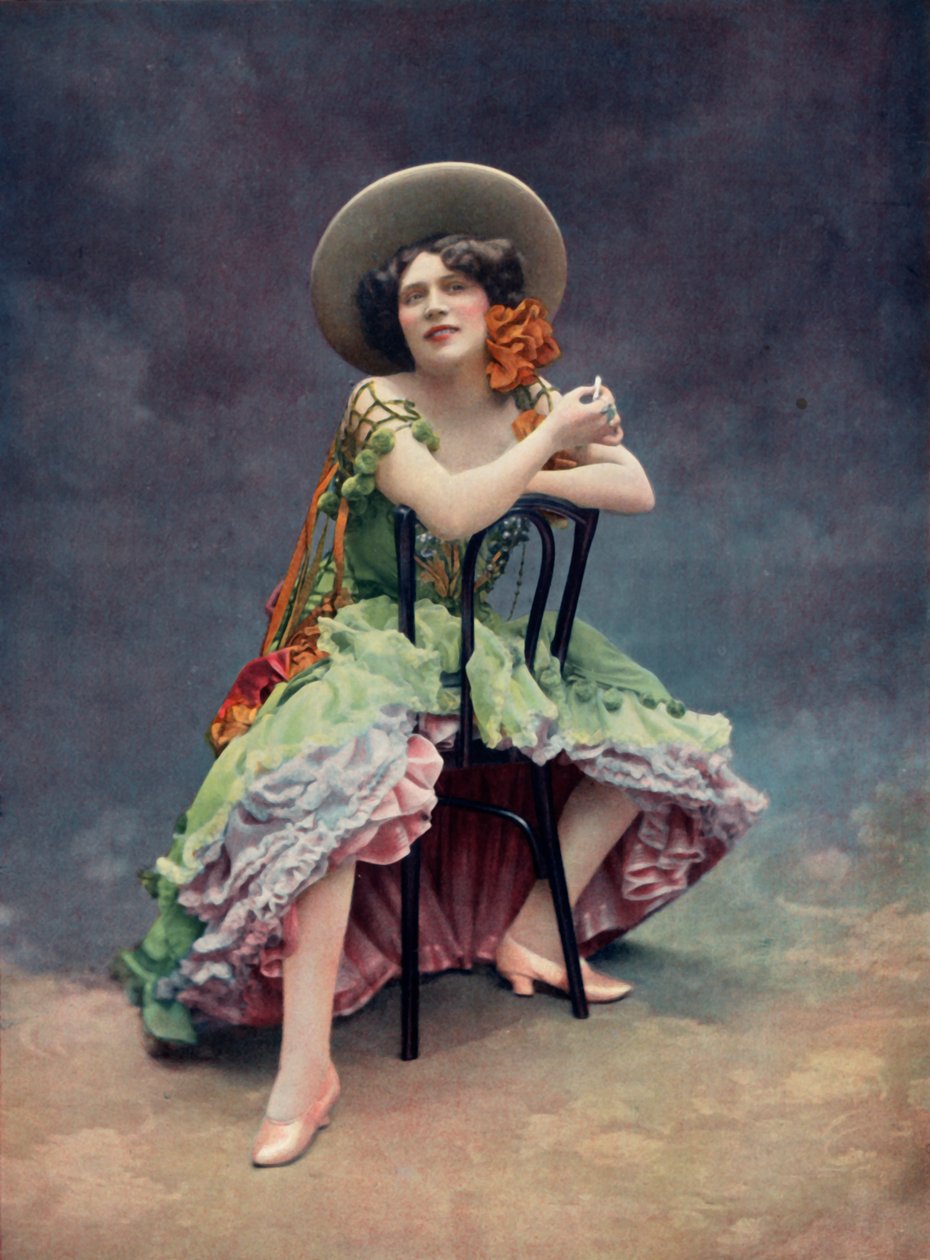 Varietyteater. - Paris Aux Varietes - Otero - Miss. Lise Berty, 1904. av Unbekannt