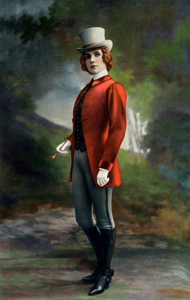 Varietyteater. Flaggermusen - Prins Orlofsky. - Frøken Eve Lavalliere, 1904. av Unbekannt