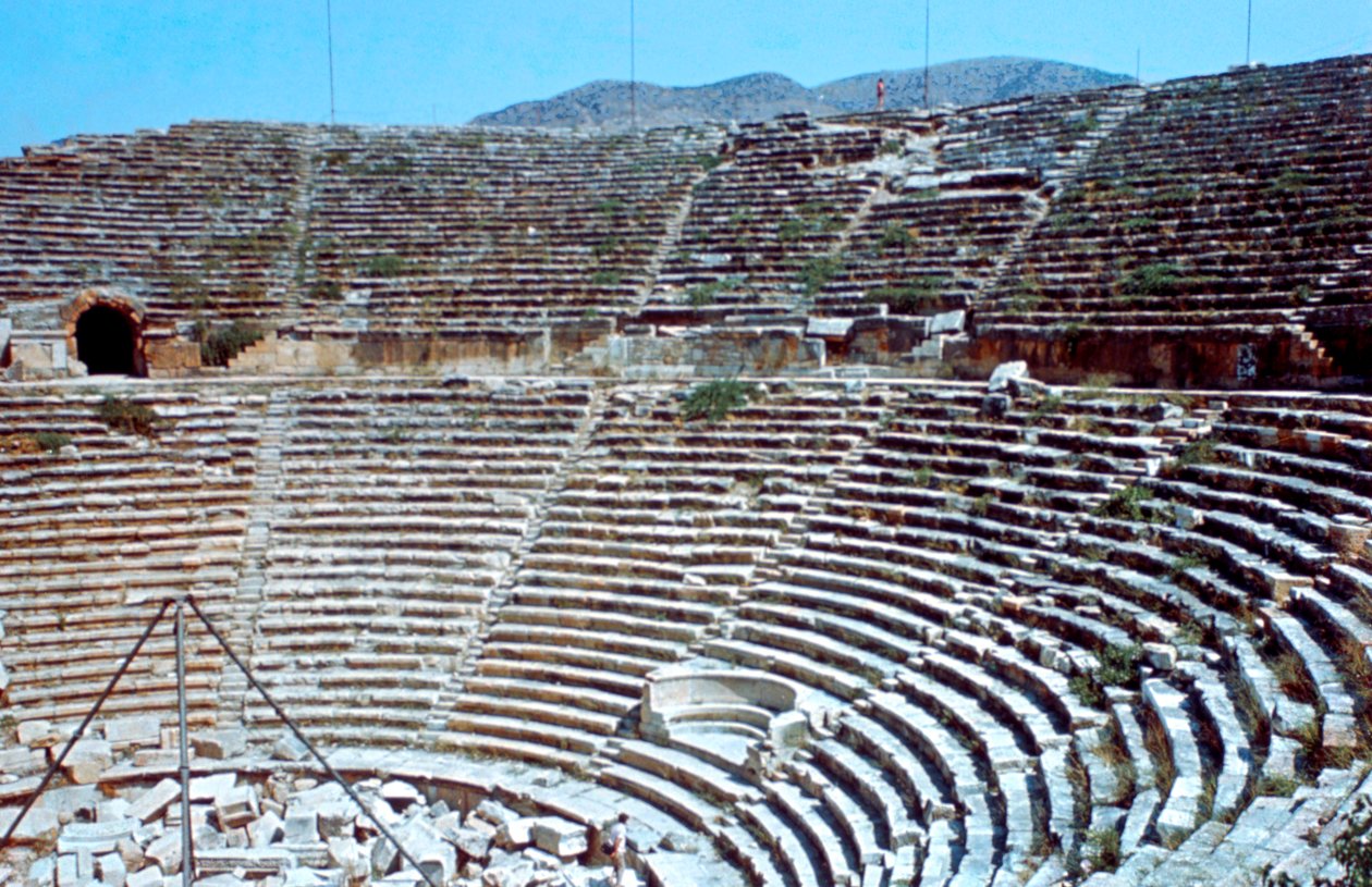 Teater, Hierapolis, Pamukkale, Tyrkia, 190 f.Kr av Unbekannt