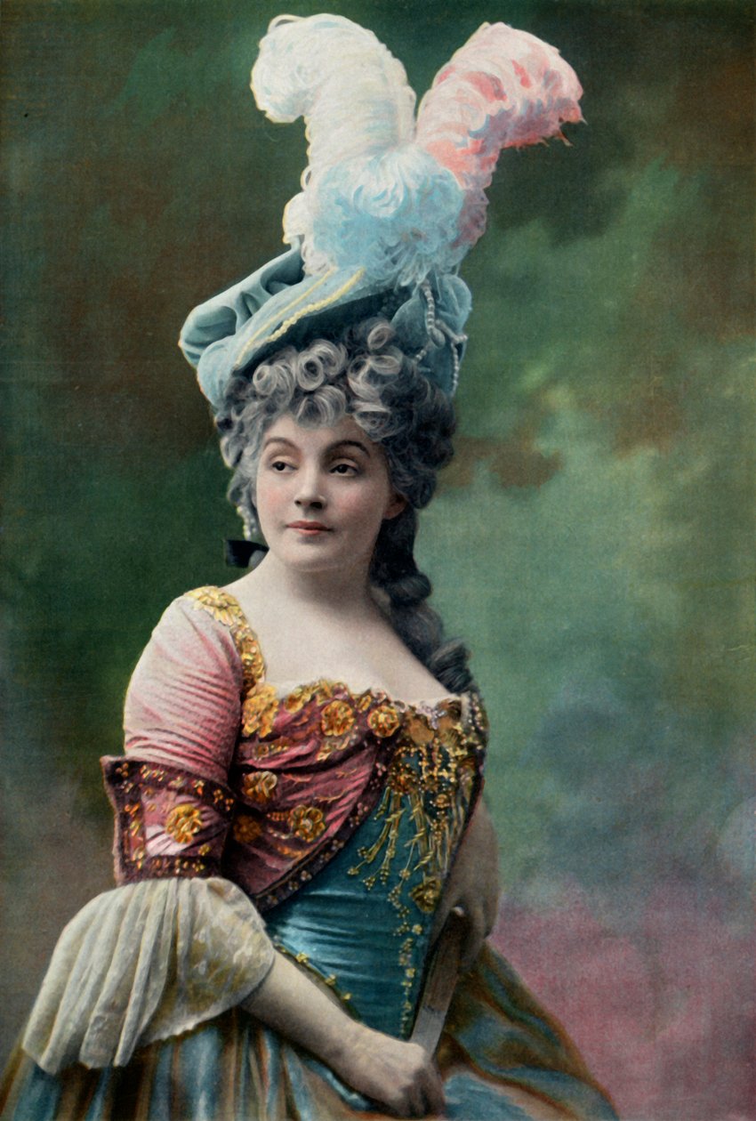 Municipal Theatre De La Gaite - Mme Rejane, rollen som Montansier. - The Montansier, 1904. av Unbekannt