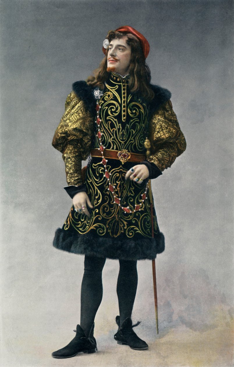 Theatre National De Opera-Comique. - Dronning Fiammette - Giorgio dAst. - Mr. Jean Perier, 1904. av Unbekannt