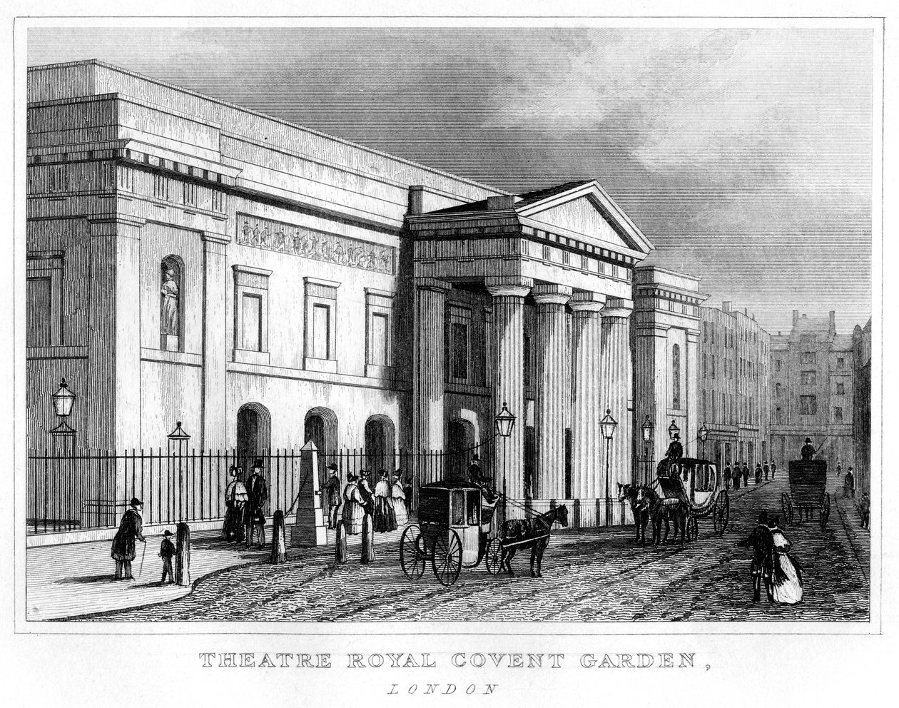 Theatre Royal Covent Garden, Westminster, London, 1800-tallet av Unbekannt