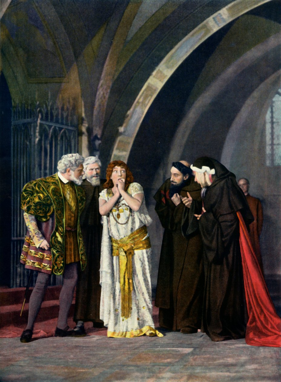 Teater Sarah-Bernhardt. - La Sorciere. Akt IV, The Sorceress, Act IV 1904. av Unbekannt
