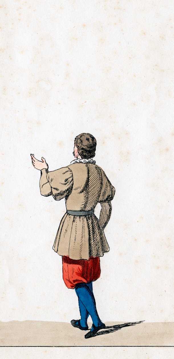 Teaterkostymedesign for Shakespeares skuespill, Henry VIII, 1800-tallet av Unbekannt
