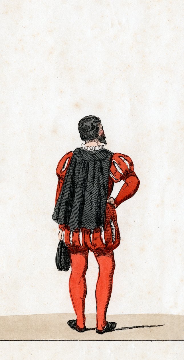 Teaterkostymedesign for Shakespeares skuespill, Henry VIII, 1800-tallet av Unbekannt