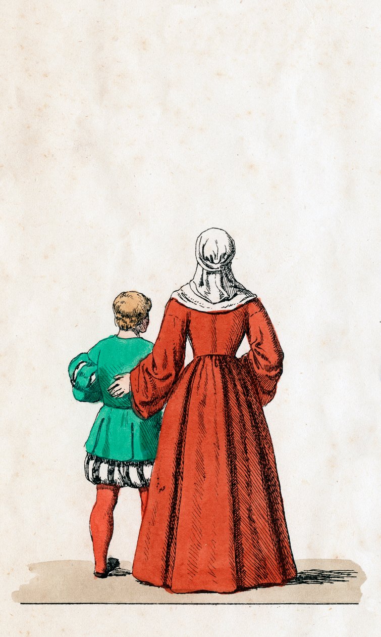 Teaterkostymedesign for Shakespeares skuespill, Henry VIII, 1800-tallet av Unbekannt