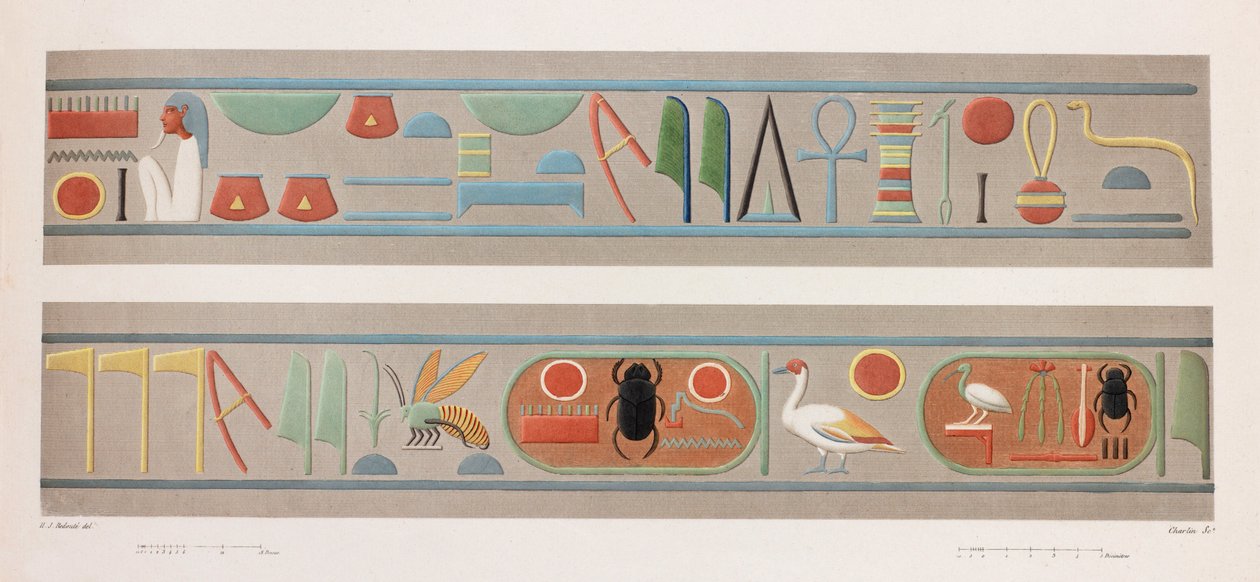 Theben: Karnak, nærbilde av Unbekannt