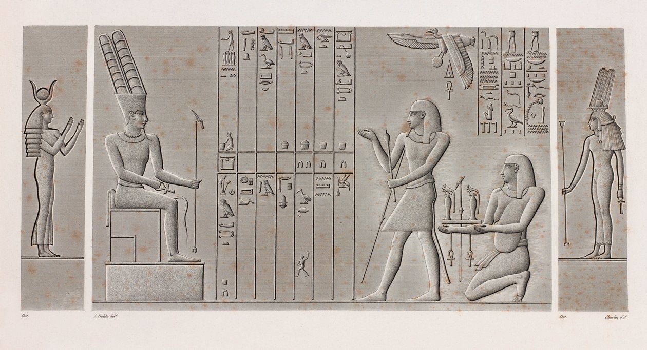 Theben, Karnak, på nært hold av Unbekannt