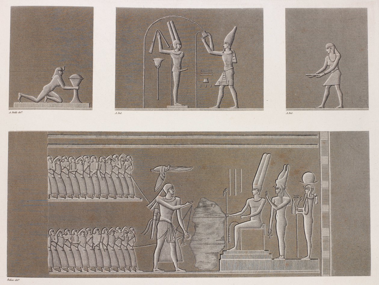 Theben: Karnak, nærbilde av Unbekannt