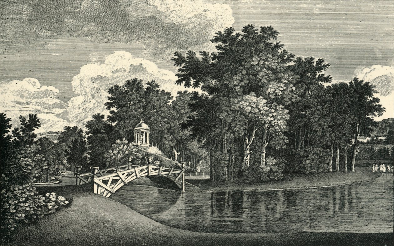 Hagene til West Wycombe Park, Buckinghamshire, midten av 1700-tallet, 1903. av Unbekannt