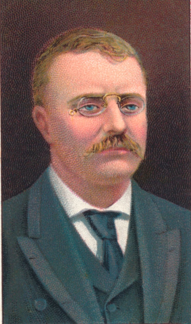 Theodore Roosevelt 1858-1919, 26. president i USA, 1906 av Unbekannt