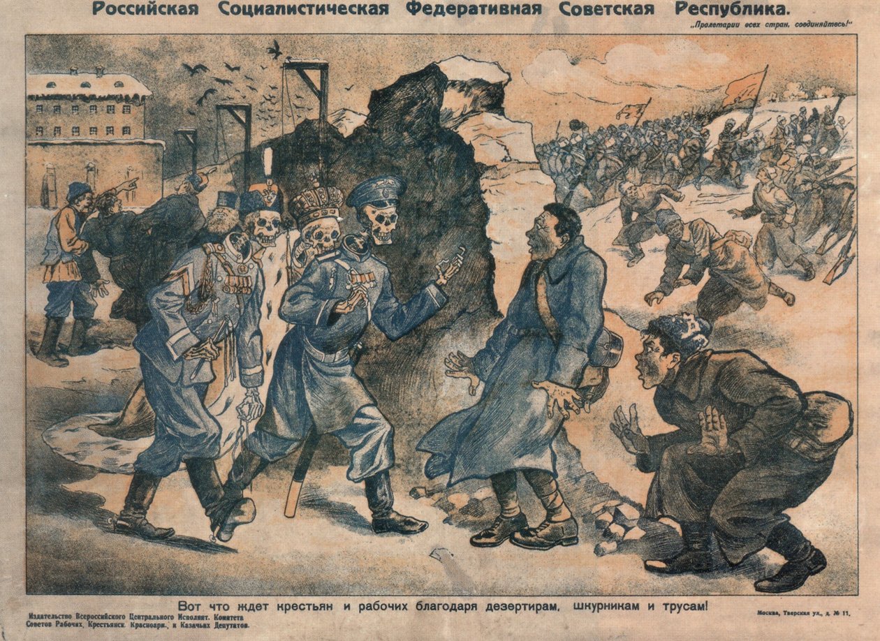 Dette er hva som venter bønder og arbeidere på grunn av aktivitetene til desertører, selvsøkende og feige, 1918-1919 av Unbekannt