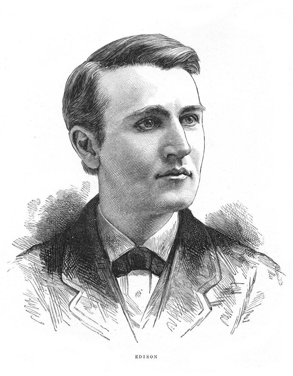 Thomas Alva Edison, amerikansk oppfinner, c1879 av Unbekannt