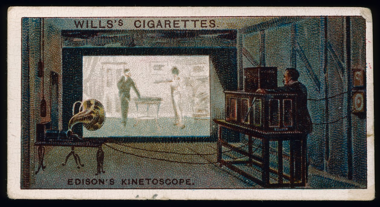 Thomas Alva Edisons kinetografteater, c1892 av Unbekannt