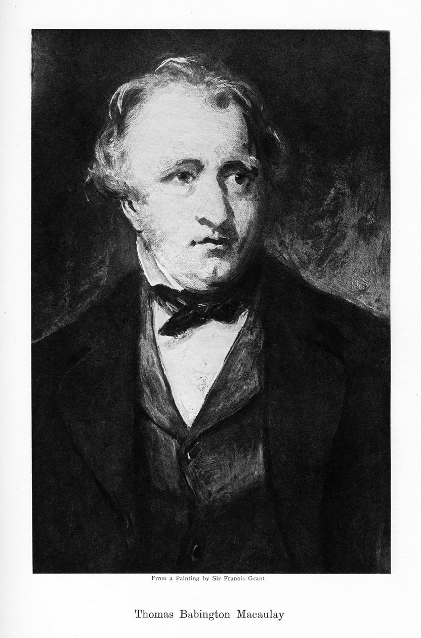 Thomas Babington , britisk poet, historiker og whig-politiker, 1800-tallet av Unbekannt