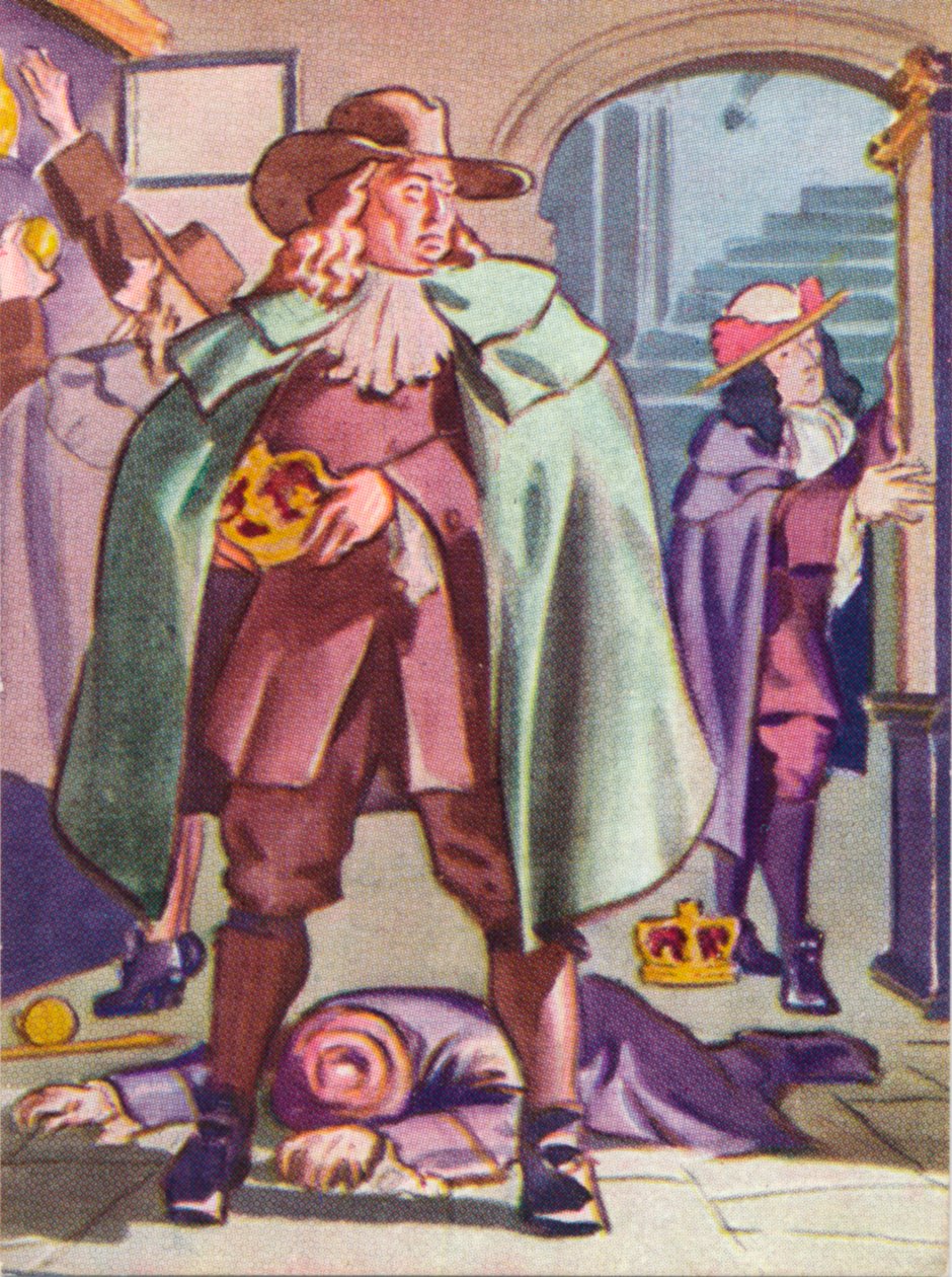 Thomas Blood forsøkte å stjele kronjuvelene fra Tower of London i 1671 1937 av Unbekannt