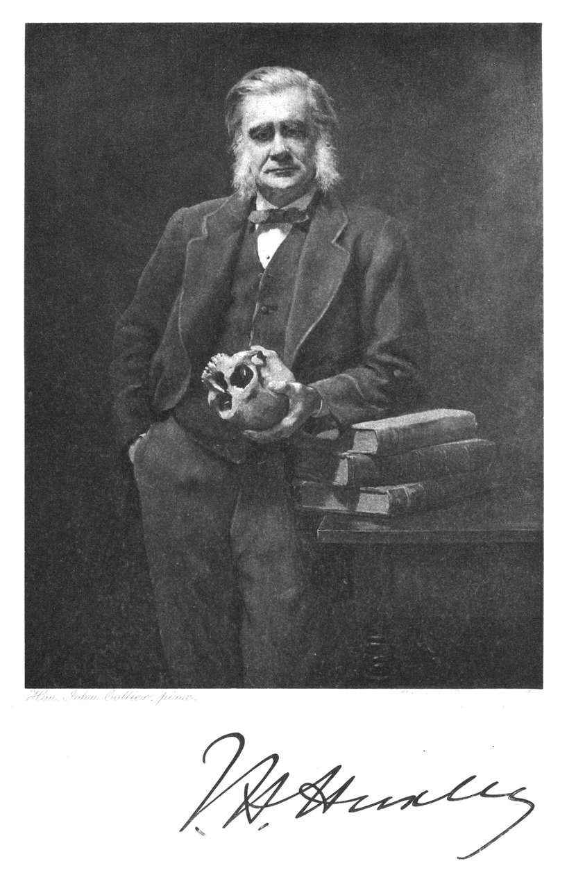 Thomas Henry Huxley , engelsk biolog, 1883 av Unbekannt