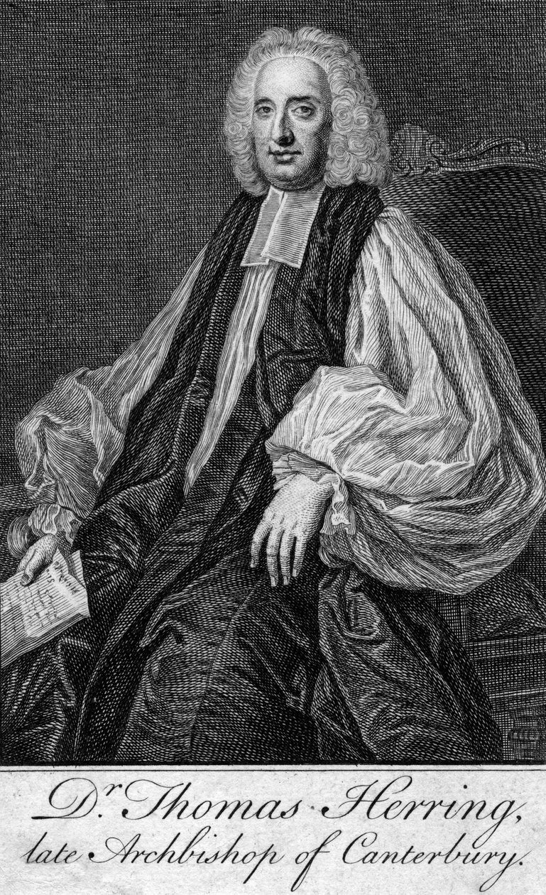 Thomas Herring 1693-1757, erkebiskop av Canterbury av Unbekannt