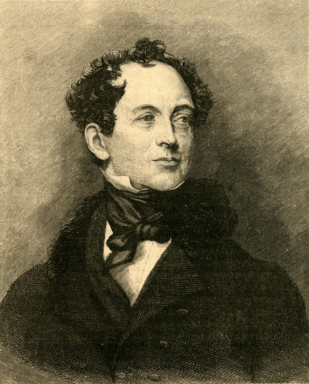 Thomas Moore, irsk poet og biograf av Lord Byron, c1829 c1890. av Unbekannt