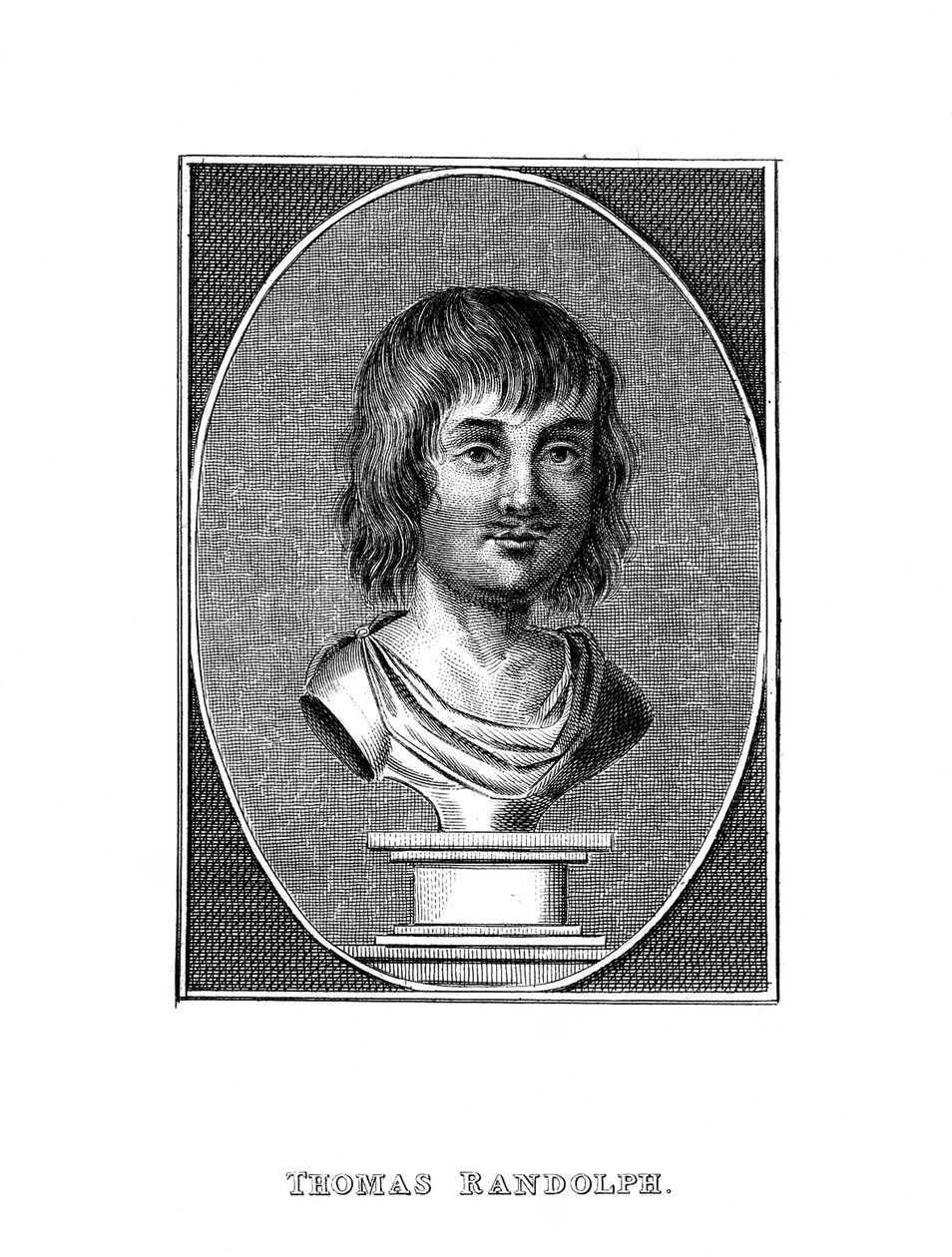 Thomas Randolph , engelsk poet og dramatiker fra 1600-tallet, 1800-tallet av Unbekannt