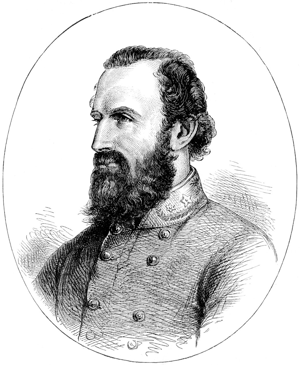 Thomas Stonewall Jackson, konføderert general for den amerikanske borgerkrigen, c1880 av Unbekannt