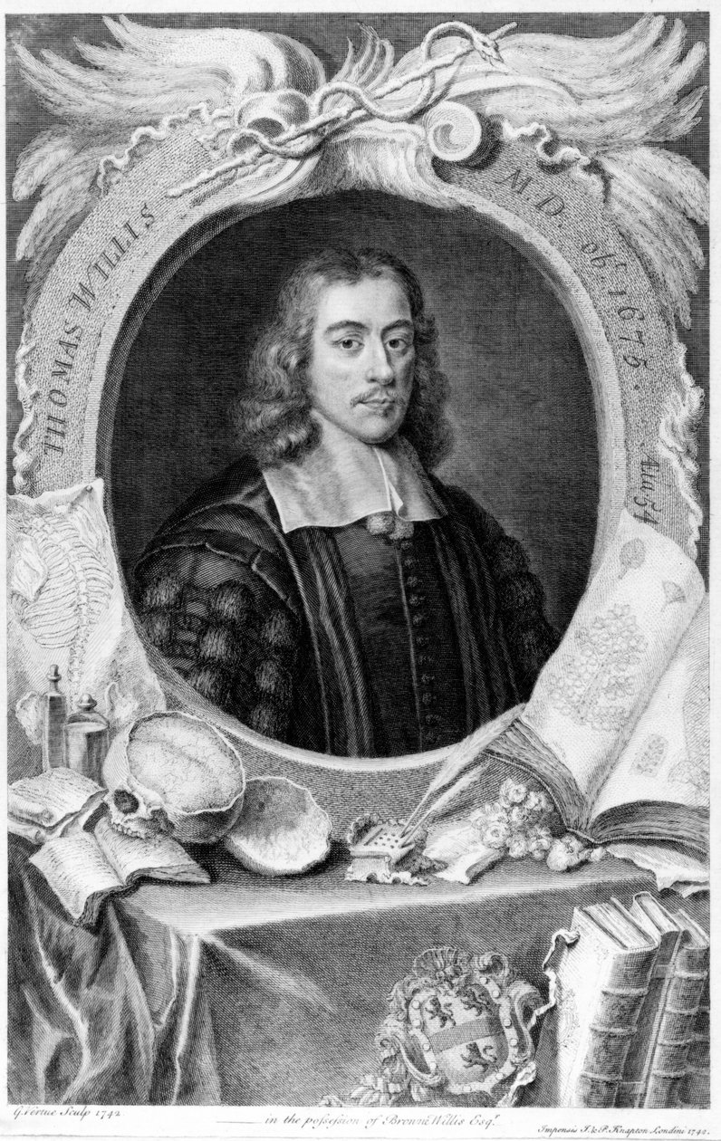 Thomas Willis, engelsk lege, ca 1660 av Unbekannt