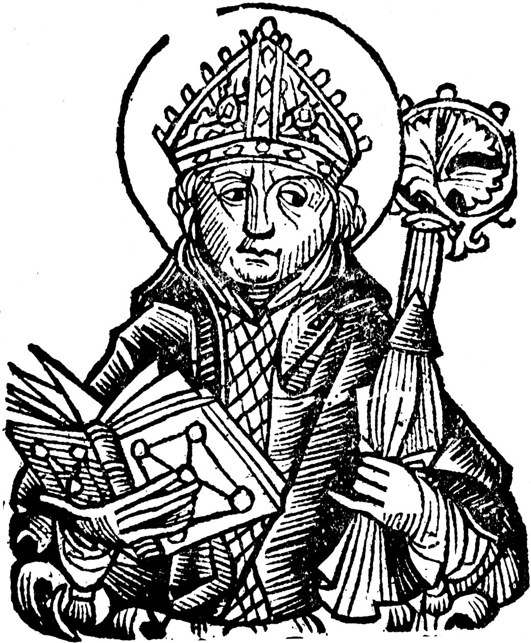 Thomas a Becket 1118-1170, engelsk kirkemann, helgen og martyr, 1493 av Unbekannt