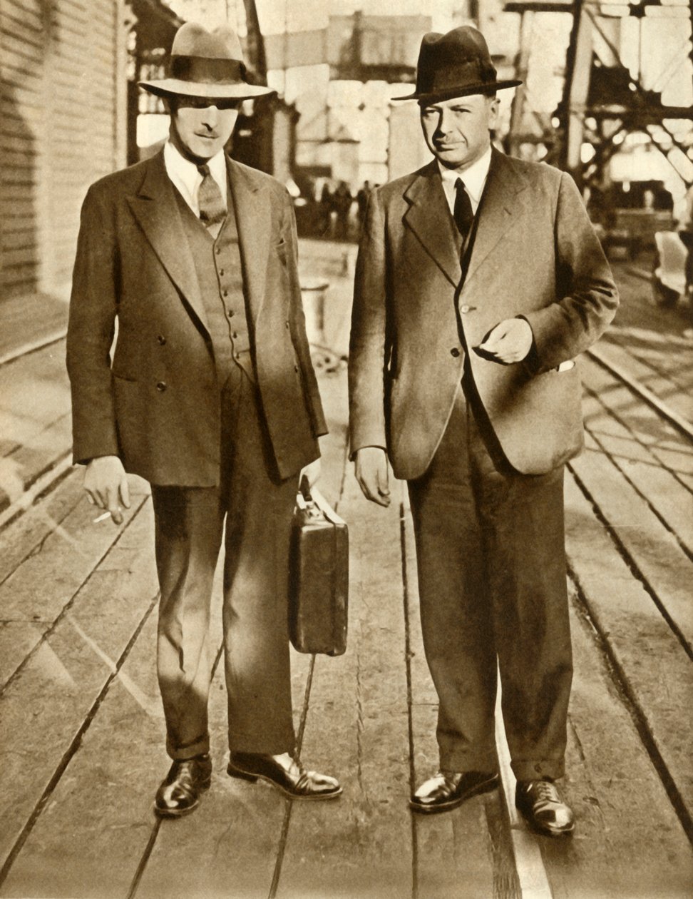 Thornton og MacDonald løslatt etter Metro-Vickers Affair, 1933, 1935. av Unbekannt