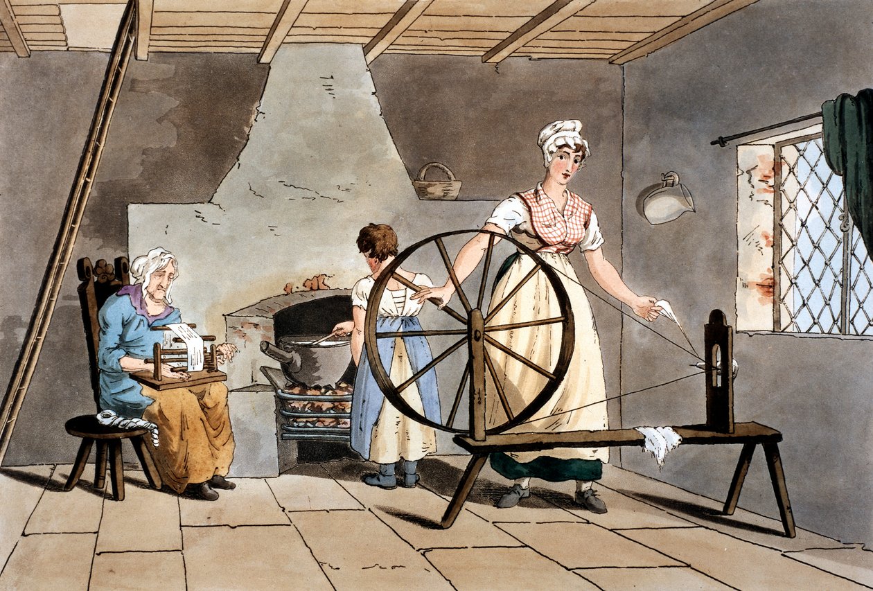 Tre generasjoner kvinner, 1814 av Unbekannt