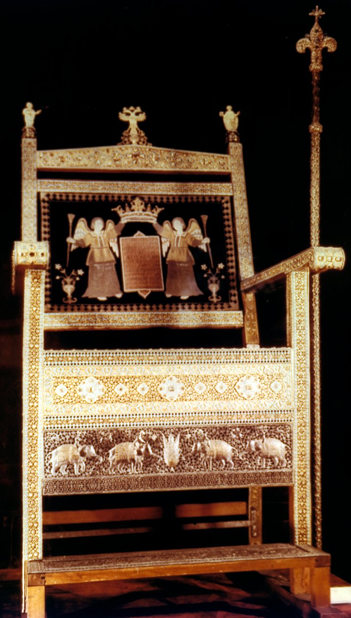 Tsar Alexis Mikhailovichs trone, 1659 av Unbekannt