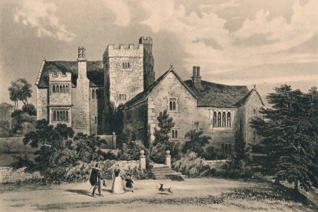 Throwley Hall, Staffordshire, 1915 av Unbekannt