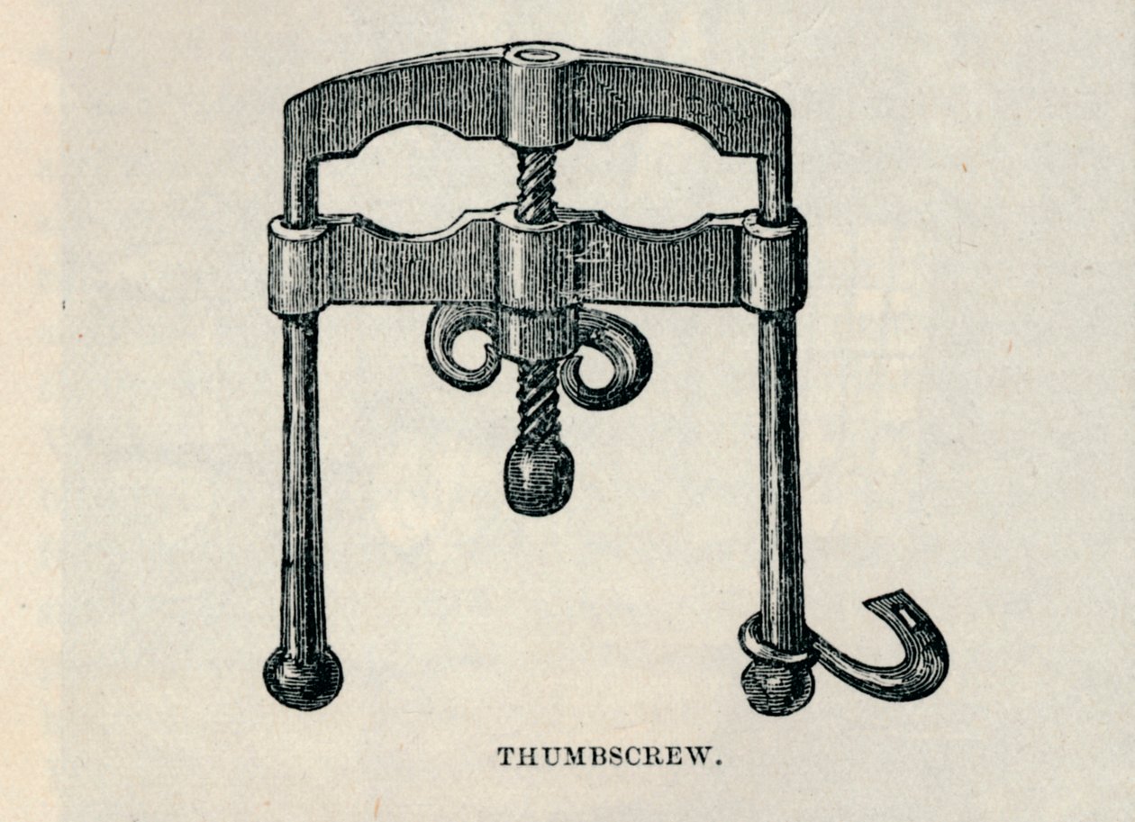 Tommelskrue, 1905 av Unbekannt