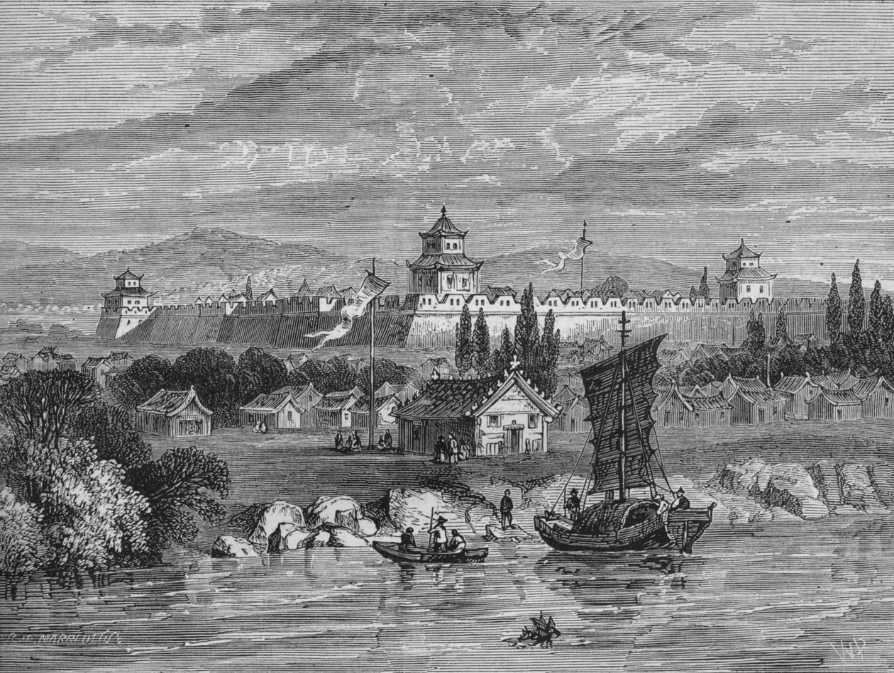 Tientsin, ca 1880 av Unbekannt