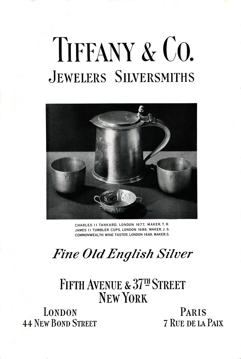 Tiffany & Co.-annonse, 1937 av Unbekannt