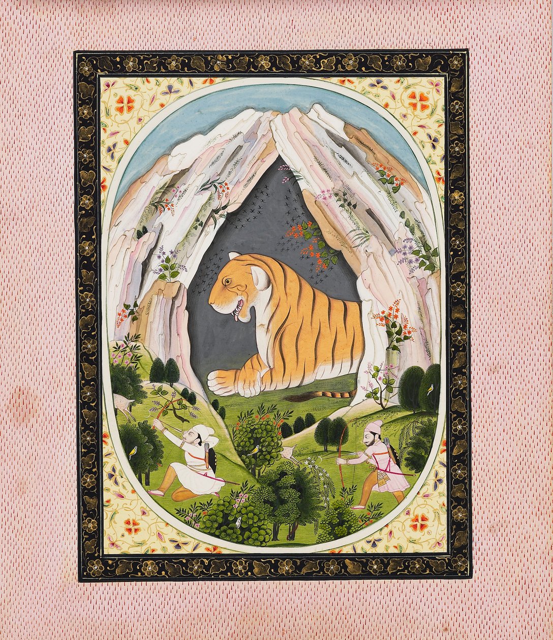 Tiger i en hule, c1810 av Unbekannt