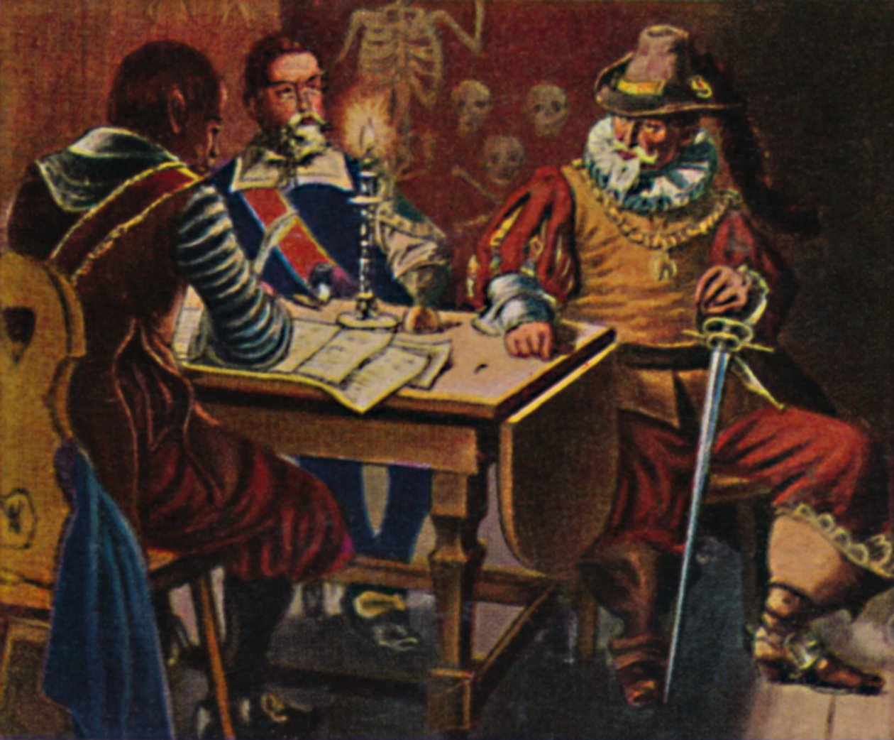 Tilly 1559-1632. - Gravering etter maleriet av A. van Dyck, 1934. av Unbekannt