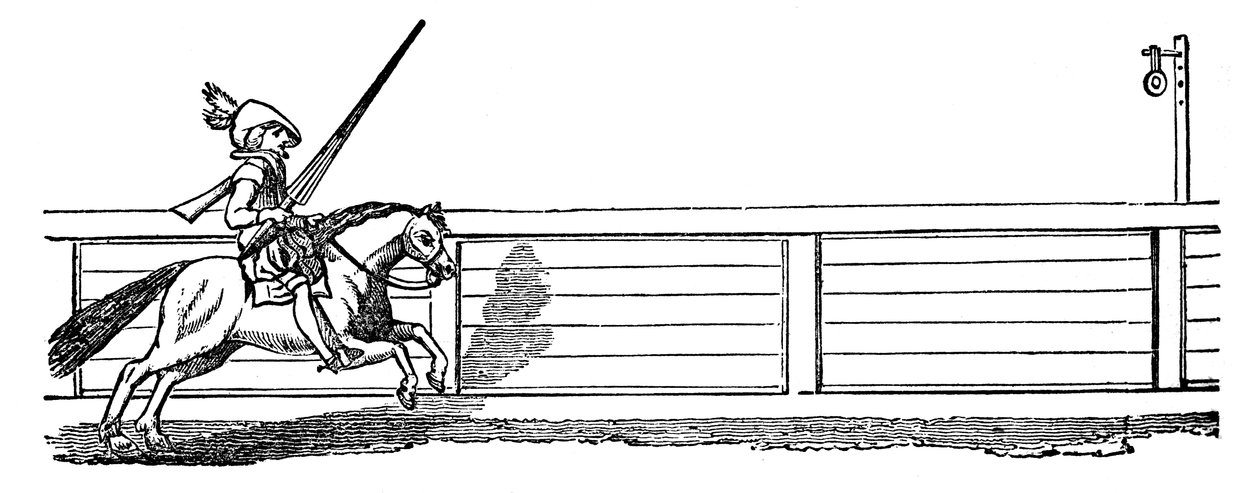 Vippe ved ringen, 1833 av Unbekannt