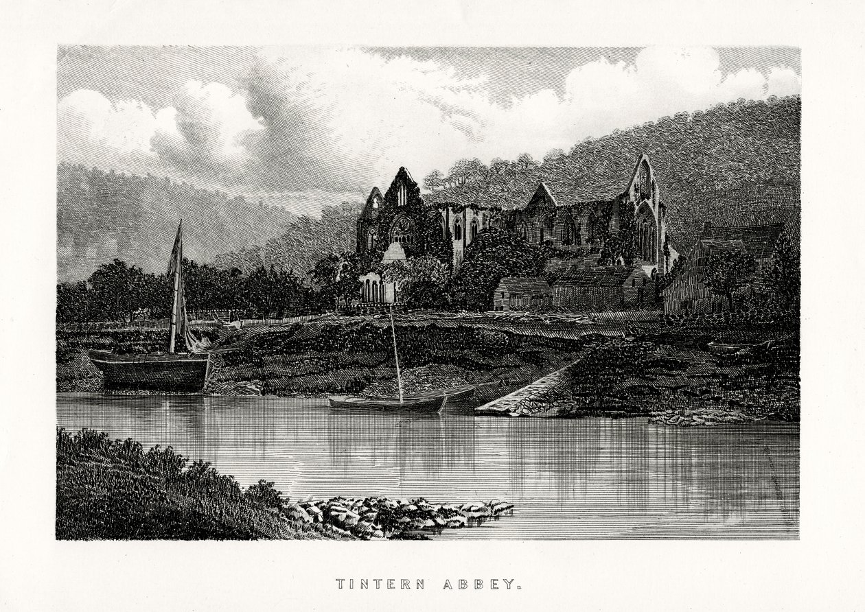 Tintern Abbey, Monmouthshire, England, 1896 av Unbekannt